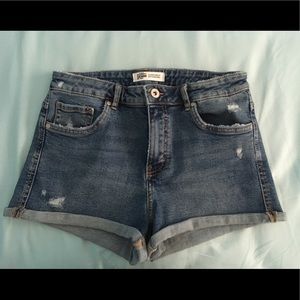 Zara denim shorts